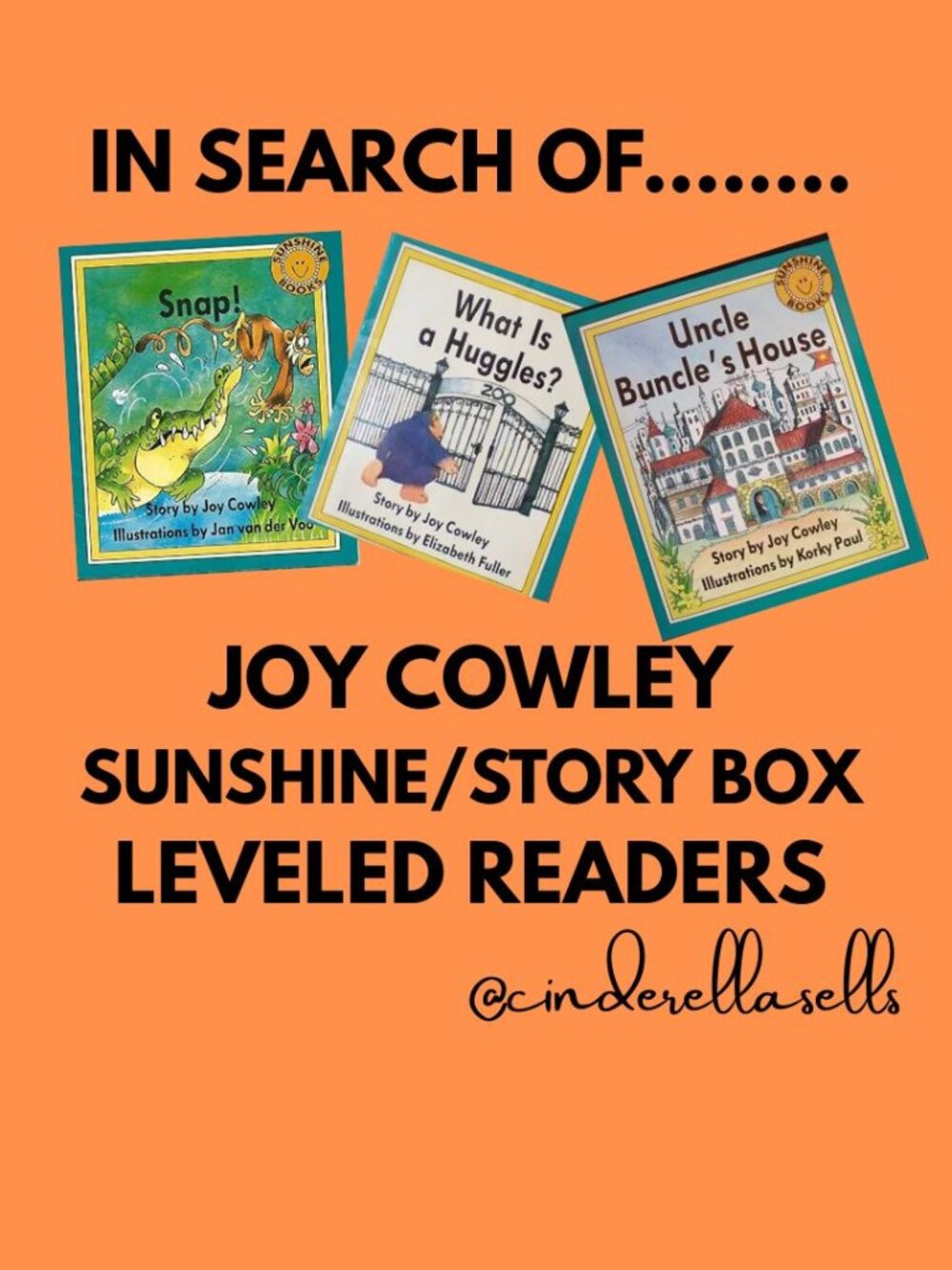 ISO Wright Group  Sunshine Level 1 Set A Fiction Joy Cowley